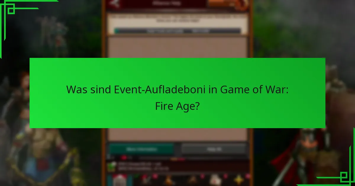 Welche Event-Aufladeboni bieten den besten Wert?
