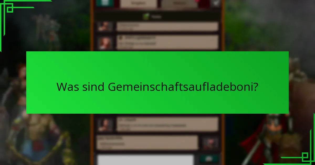 Wie fördern kollaborative Anstrengungen Gemeinschaftsaufladeboni?